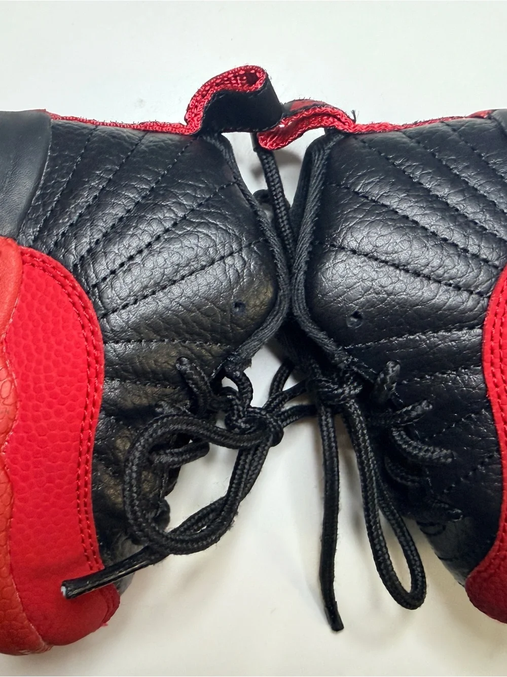 Jordan Kids Black and Red High-Top Sneakers size 4c
